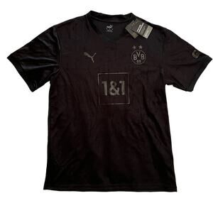PUMA NWT Dortmund Blackout Limited Edition Futbol Soccer Jersey Size XXL